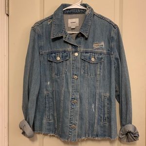 NWOT Old Navy Distressed Jean Jacket